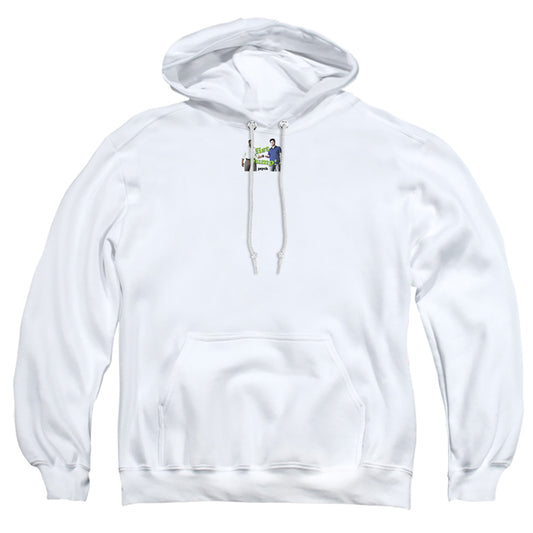 PSYCH : BUMP IT ADULT PULL OVER HOODIE White 3X