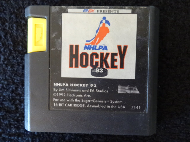 NHLPA Hockey 93 Sega Genesis