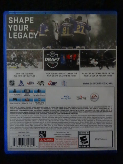 NHL 17 Sony PlayStation 4