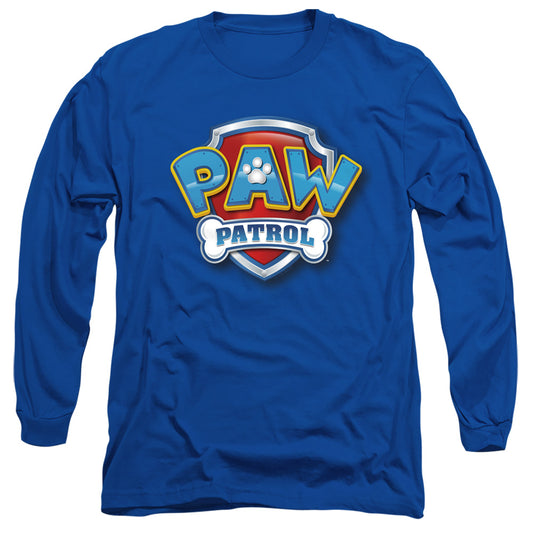 PAW PATROL : 3D LOGO L\S ADULT T SHIRT 18\1 Royal Blue XL