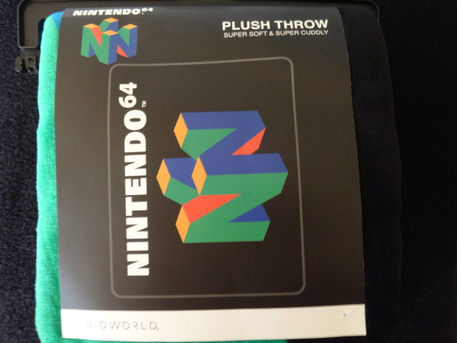 Nintendo 64 Plush Throw Blanket