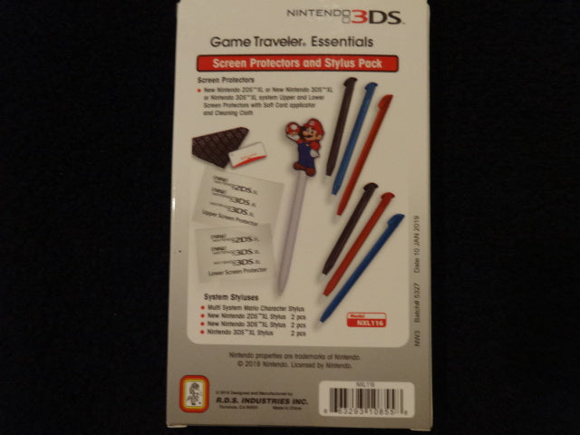 Nintendo 2DS 3DS Screen Protector and Stylus Pack