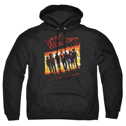 WARRIORS : ONE GANG ADULT PULL OVER HOODIE Black XL
