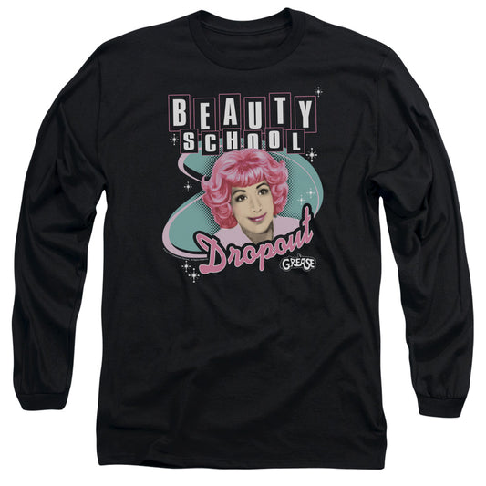 GREASE : BEAUTY SCHOOL DROPOUT L\S ADULT T SHIRT 18\1 BLACK MD