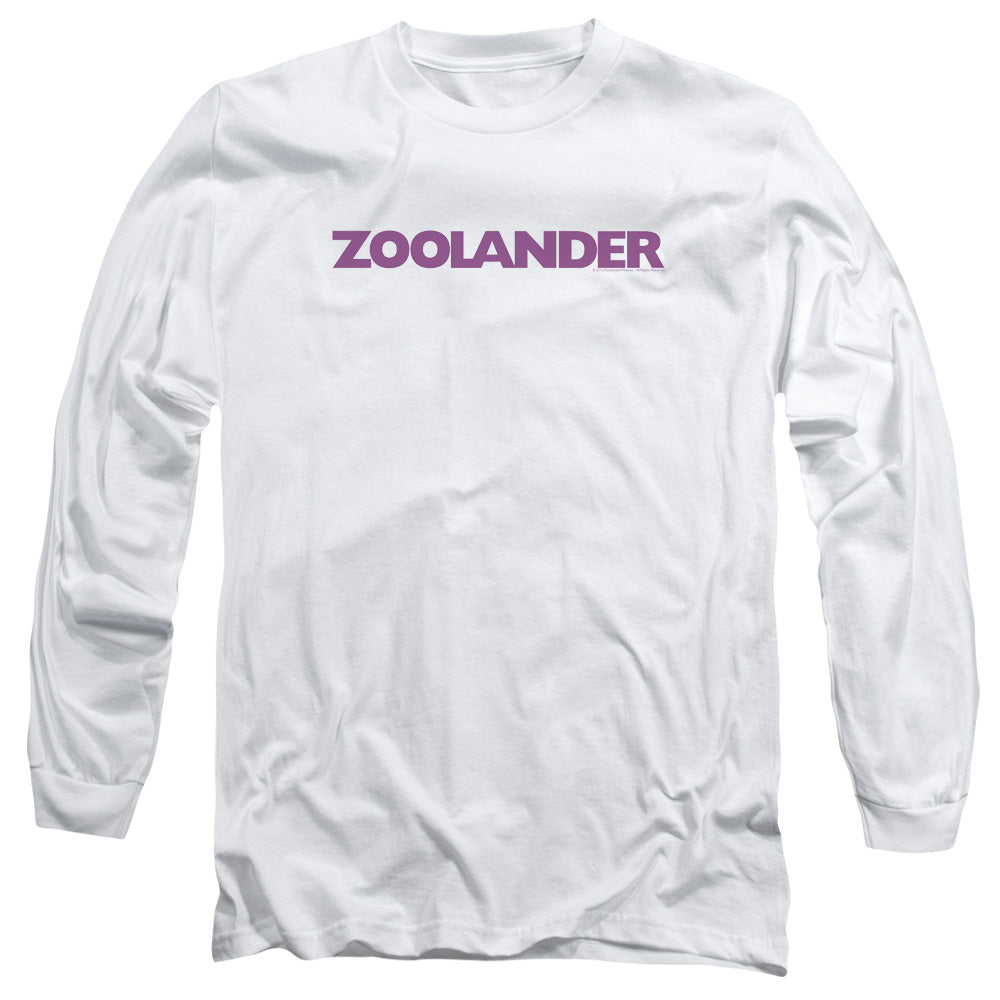 ZOOLANDER : LOGO L\S ADULT T SHIRT 18\1 WHITE XL