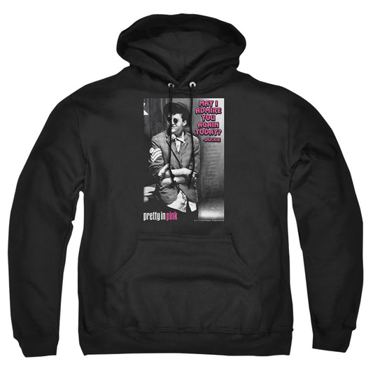 PRETTY IN PINK : ADMIRE ADULT PULL OVER HOODIE Black 2X