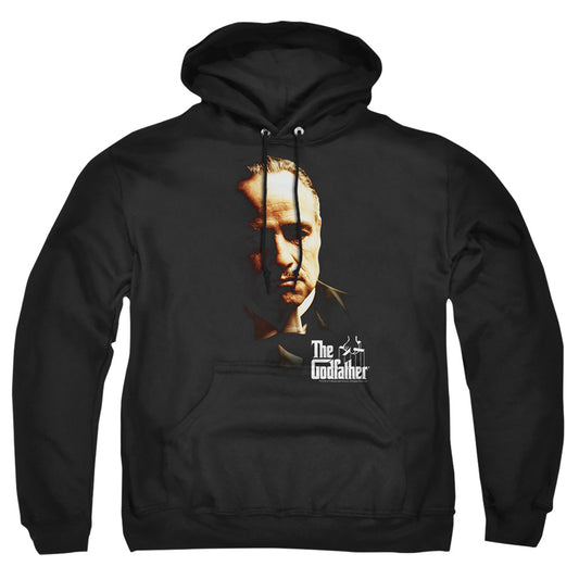 GODFATHER : DON VITO ADULT PULL OVER HOODIE Black 2X