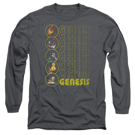 GENESIS : THE CARPET CRAWLERS L\S ADULT T SHIRT 18\1 Charcoal 2X