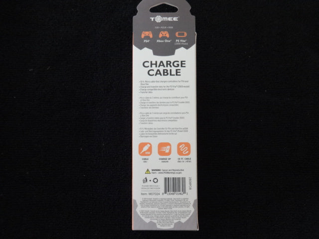 PlayStation 4, Xbox One, PlayStation Vita 2000 Series Charge Cable