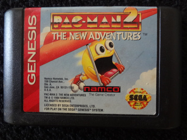 Pac-Man 2 The New Adventure Sega Genesis