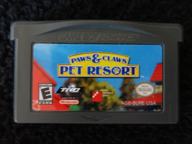 Paws and Claws Pet Resort Nintendo GameBoy Advance