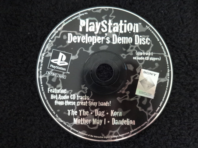 PlayStation Deveolpers Demo Disc Sony PlayStation