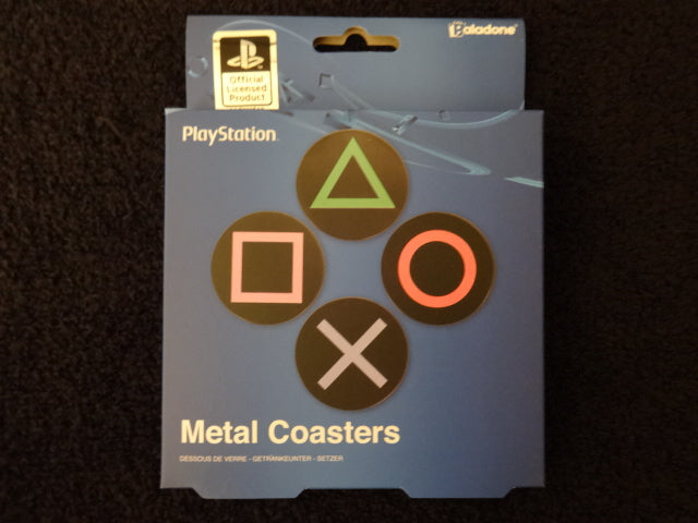 PlayStation Icon Metal Drink Coasters