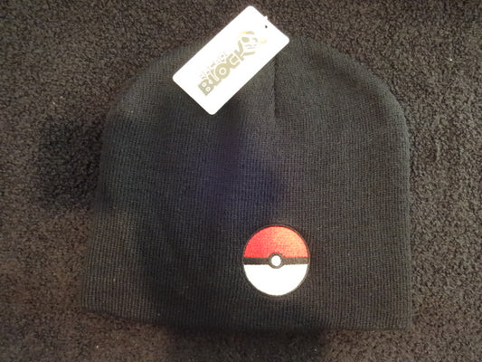 Pokemon Pokeball Black Cold Weather Hat