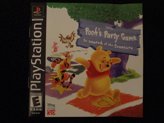 Pooh's Party Game In Search of the Treasure Sony PlayStation