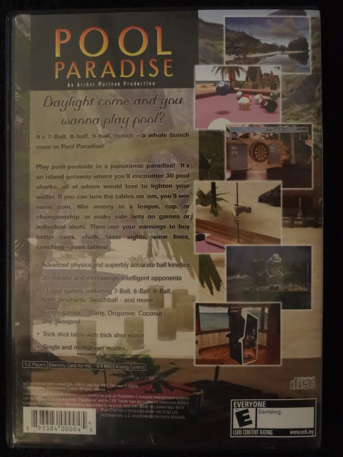 Pool Paradise Sony PlayStation 2