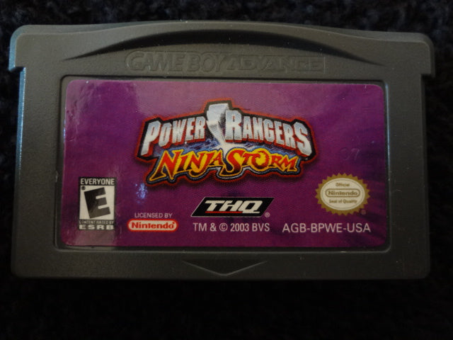Power Rangers Ninja Storm Nintendo GameBoy Advance