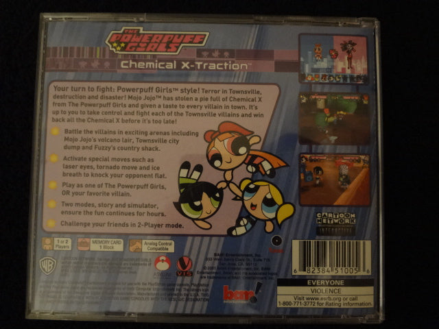 Powerpuff Girls Chemical X Traction Sony PlayStation