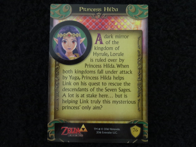 Princess Hilda Enterplay 2016 Legend Of Zelda Collectable Trading Card Number 76