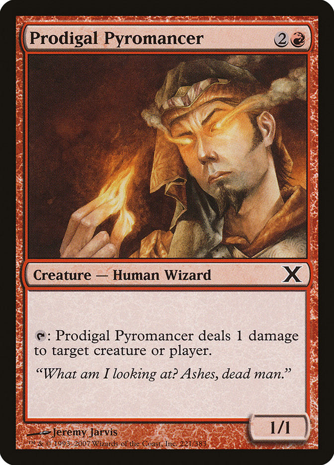 Prodigal Pyromancer Magic The Gathering 10th Edition