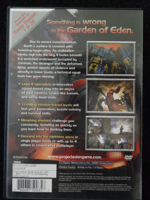 Project Eden Sony PlayStation 2