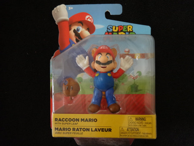 Racoon Mario With Super Leaf World Of Nintendo 4 Inch
