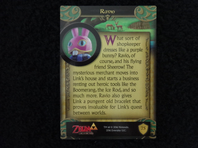 Ravio Enterplay 2016 Legend Of Zelda Collectable Trading Card Number 75