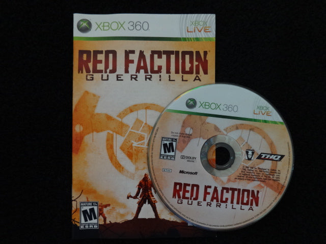 Red Faction Gurrilla Microsoft Xbox 360Red Faction Gurrrilla Microsoft Xbox 360