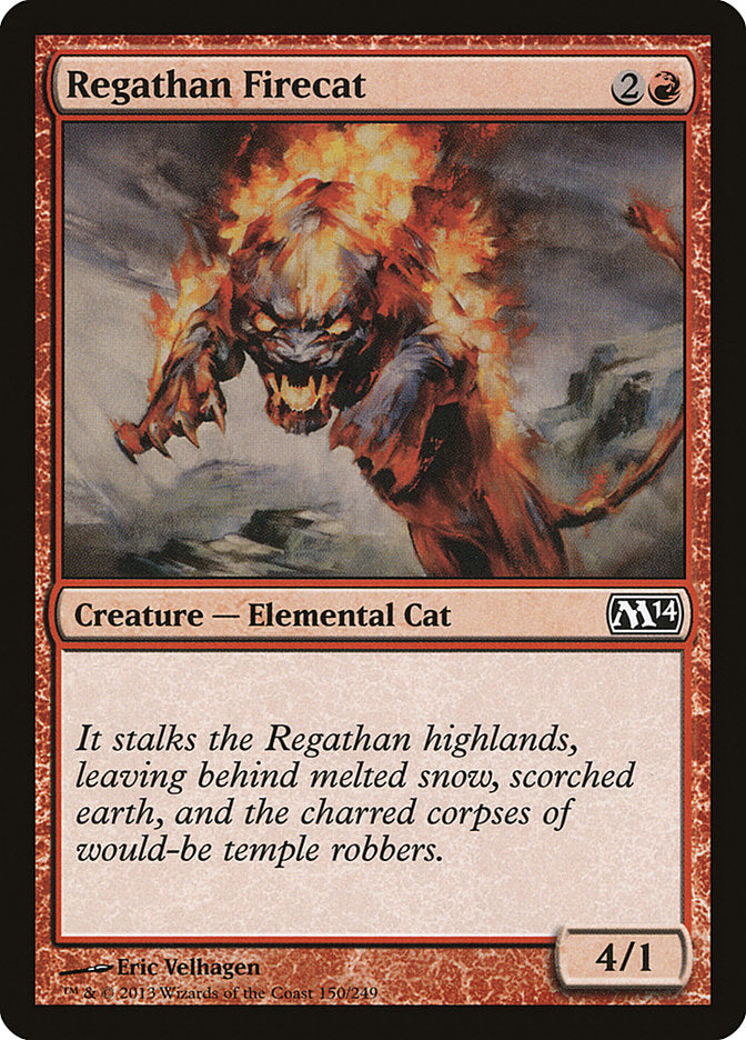 Regathan Firecat Magic The Gathering Magic 2014 M14