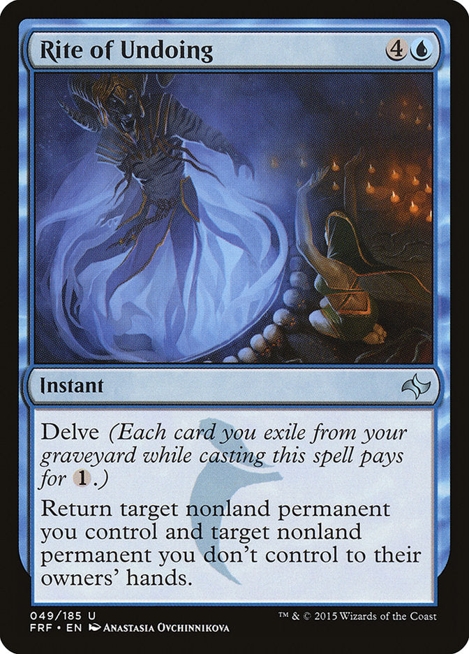 Rite of Undoing Magic The Gathering Fate Reforged