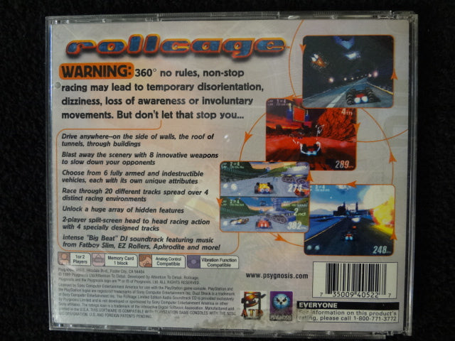 Rollcage Limited Edition Sony PlayStation