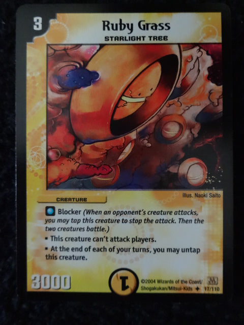 Ruby Grass Duel Masters Trading Card
