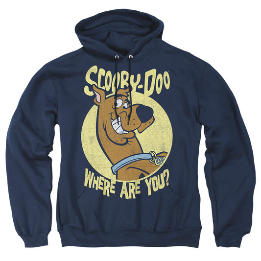 SCOOBY DOO : WHERE ARE YOU ADULT PULL OVER HOODIE Navy 2X