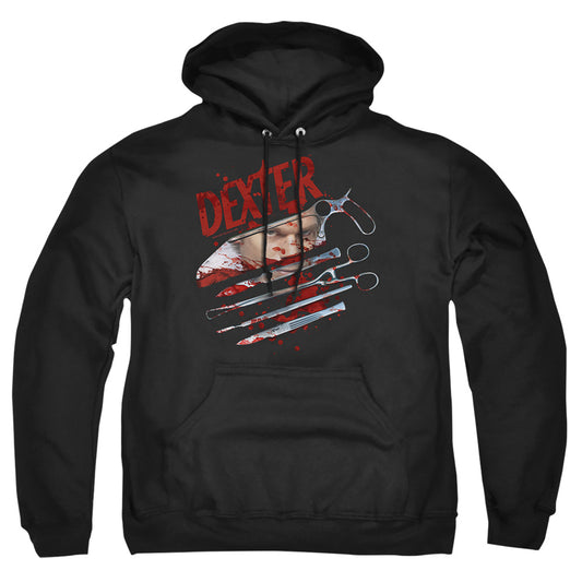 DEXTER : BLOOD NEVER LIES 2 ADULT PULL OVER HOODIE Black MD