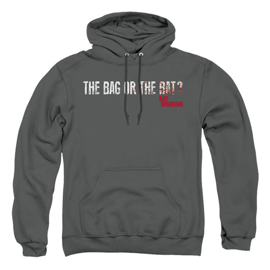RAY DONOVAN : BAG OR BAT ADULT PULL OVER HOODIE Charcoal MD