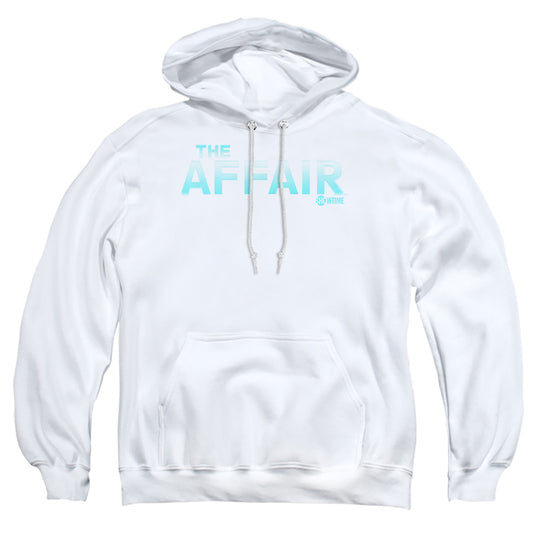 AFFAIR : LOGO ADULT PULL-OVER HOODIE White 2X