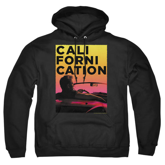 CALIFORNICATION : SUNSET RIDE ADULT PULL-OVER HOODIE BLACK 5X