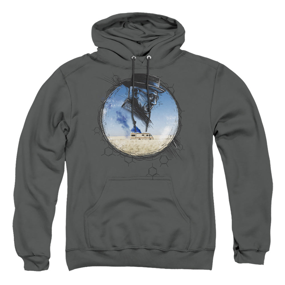 BREAKING BAD : CRYSTAL ADULT PULL OVER HOODIE Charcoal SM