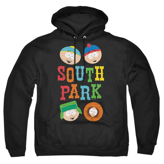 SOUTH PARK : BEST BUDS ADULT PULL OVER HOODIE Black 2X