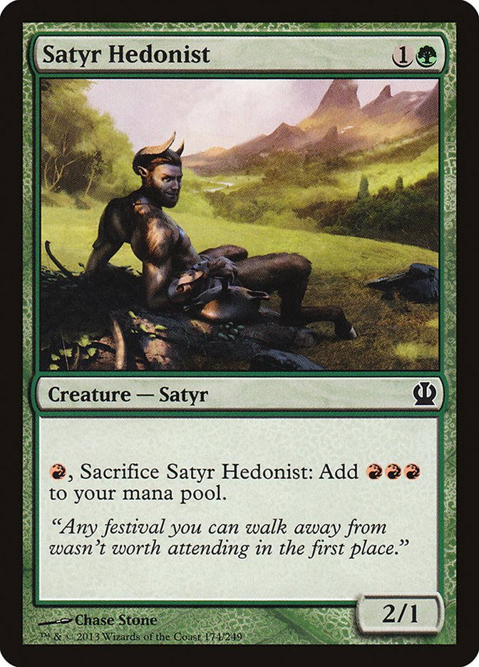 Satyr Hedonist Magic The Gathering Theros
