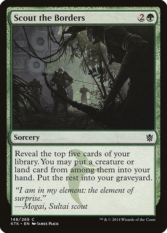 Scout the Borders Magic The Gathering Khans of Tarkir