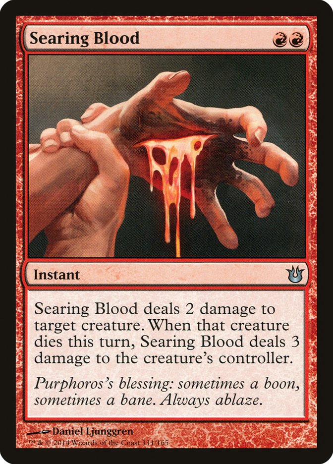 Searing Blood Magic The Gathering Born of the Gods