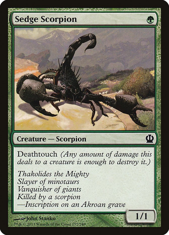 Sedge Scorpion Magic The Gathering Theros