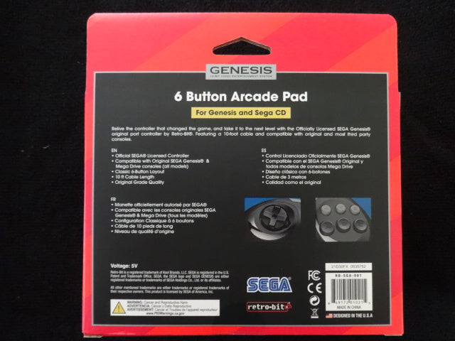 Sega Genesis 6 Button Action Pad Controller