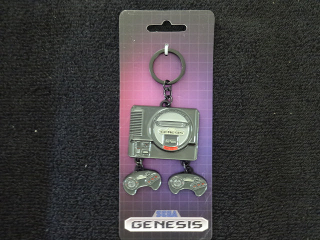 Sega Genesis Console Charm Keychain