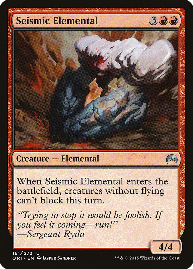 Seismic Elemental Magic The Gathering Magic Origins