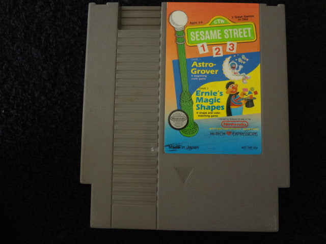 Sesame Street 1 2 3 Nintendo Entertainment System