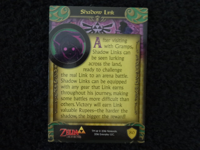 Shadow Link Enterplay 2016 Legend Of Zelda Collectable Trading Card Number 80