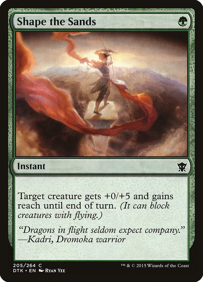 Shape the Sands Magic The Gathering Dragons of Tarkir