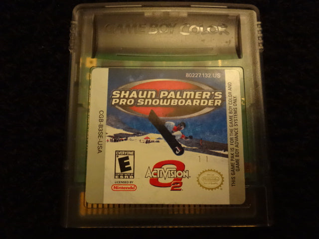 Shaun Palmer's Pro Snowboarder Nintendo GameBoy Color